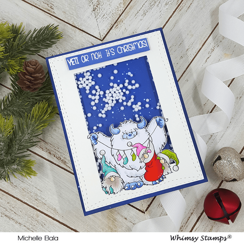 Yeti for Christmas Clear Stamps - Whimsy Stamps