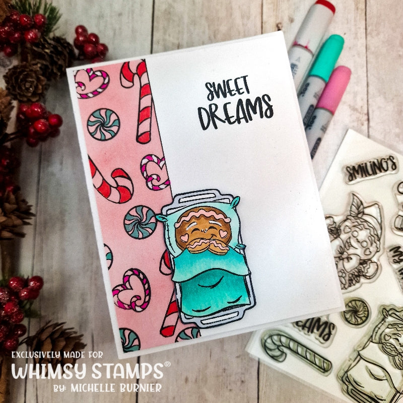 **NEW Gingerbread Dreams Clear Stamps - Whimsy Stamps