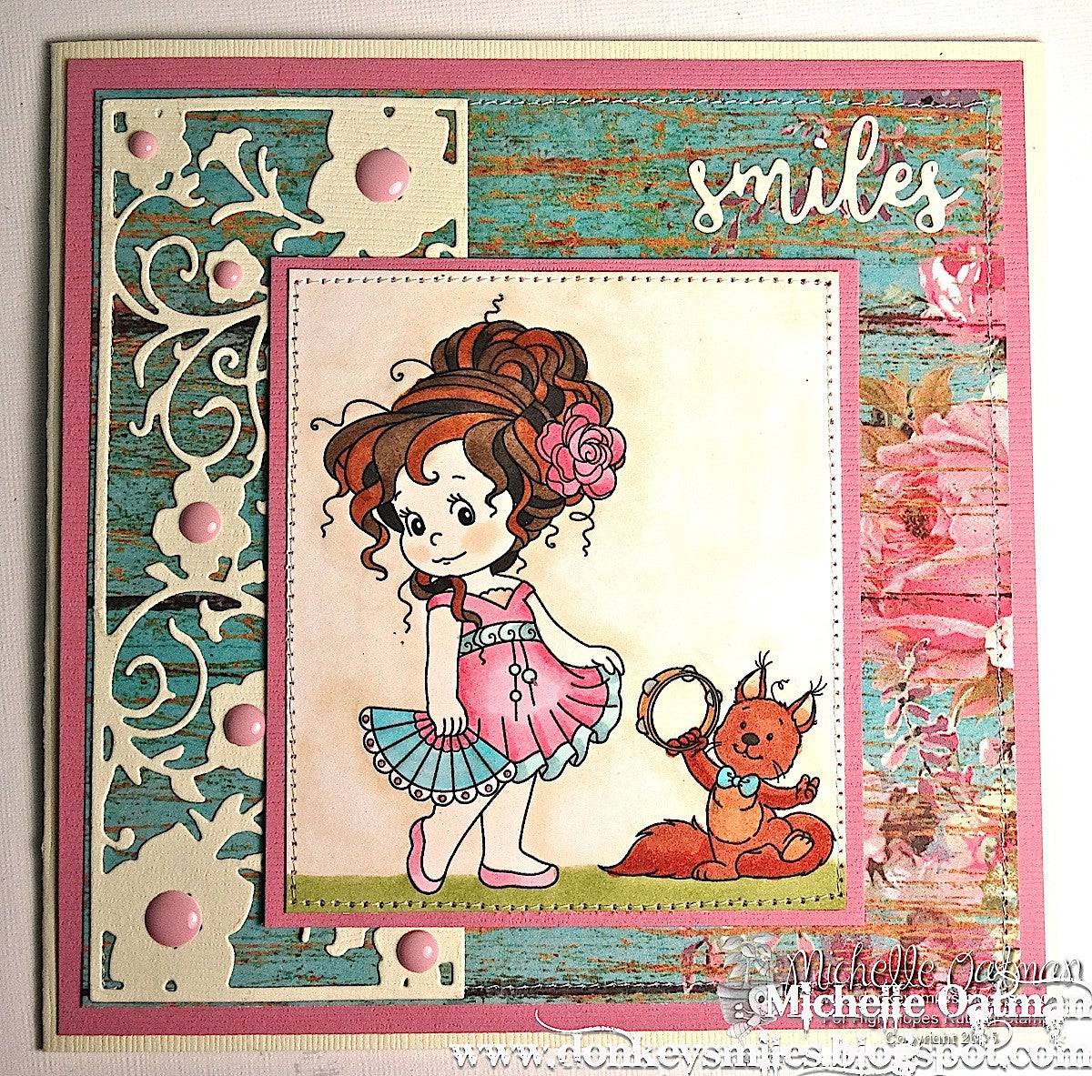 Loli's Dance - Digital Stamp - Whimsy Stamps