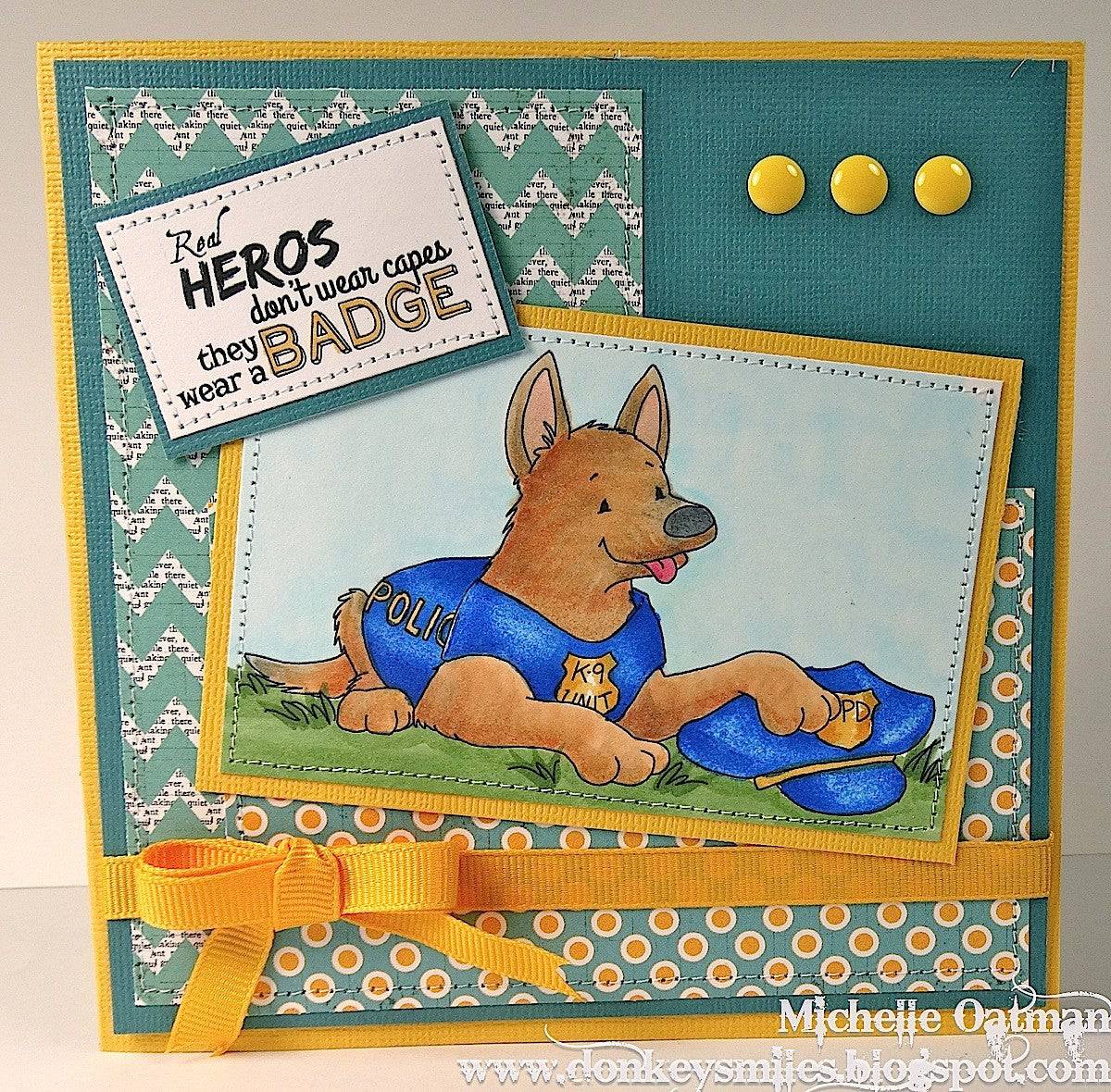 To Serve and Protect - Digital Stamp - Whimsy Stamps