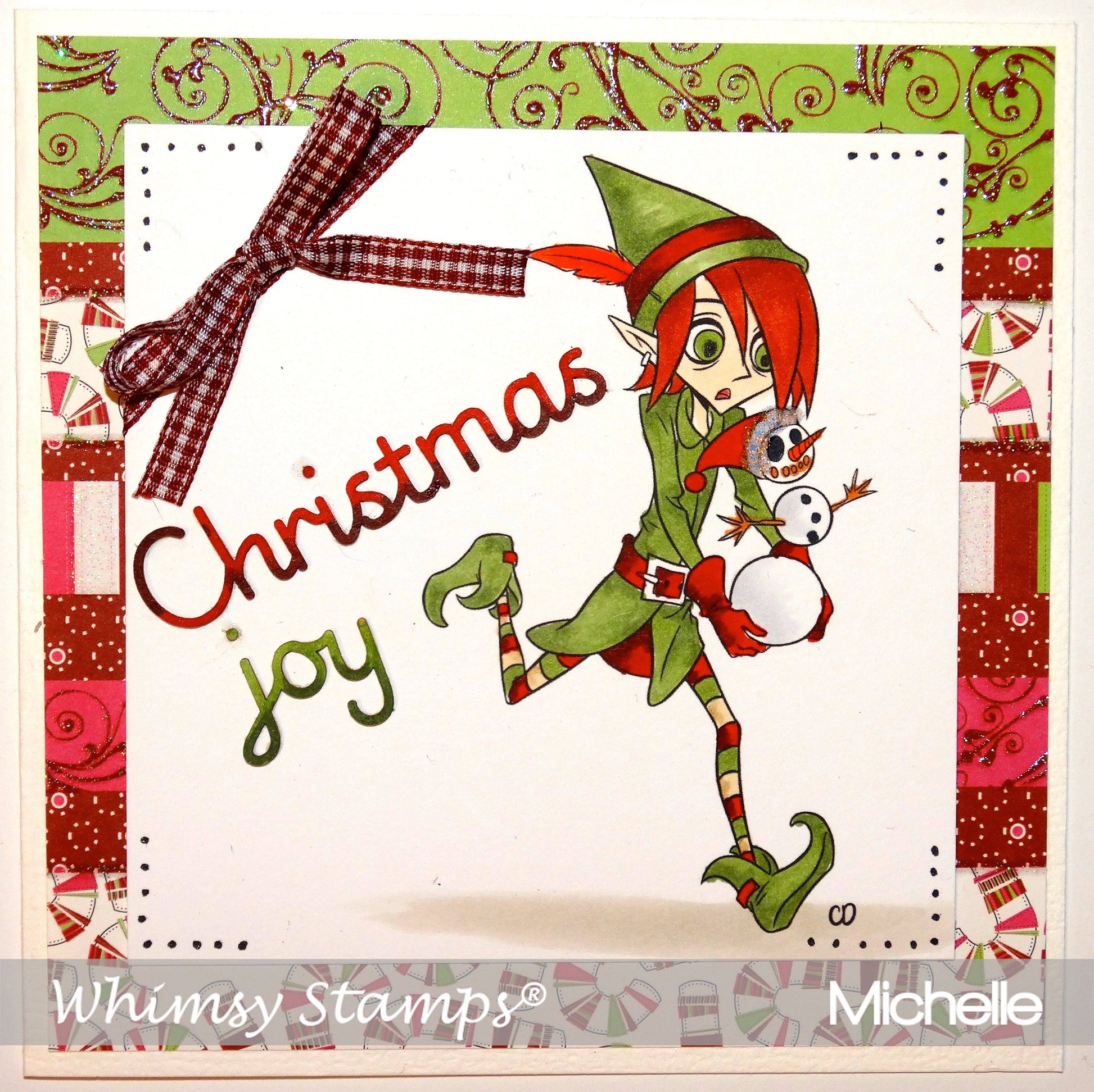 Christmas Frankie - Digital Stamp - Whimsy Stamps