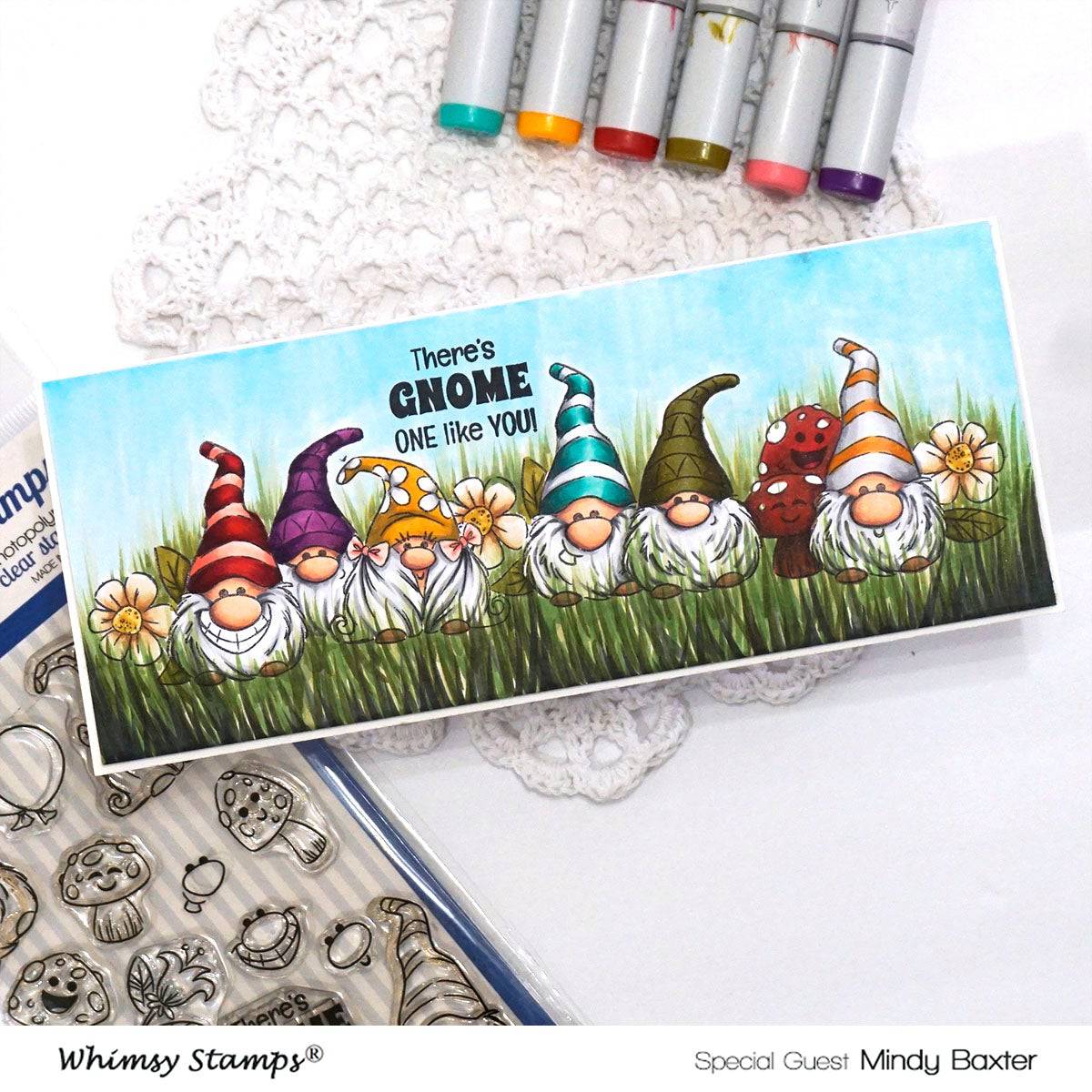 Gnomies Clear Stamps - Whimsy Stamps