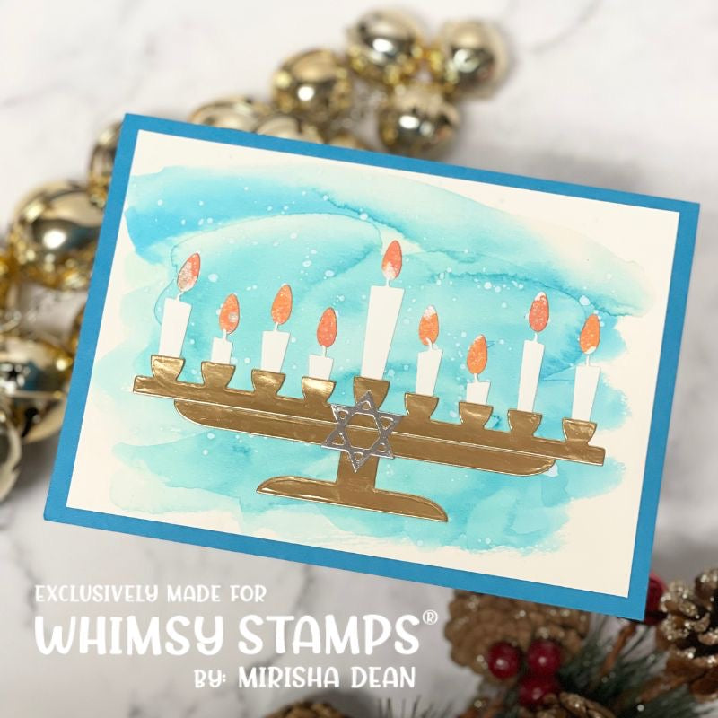 **NEW Menorah Die Set - Whimsy Stamps