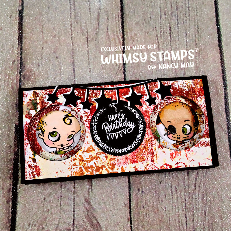 Dead Dolly Clear Stamps - Whimsy Stamps