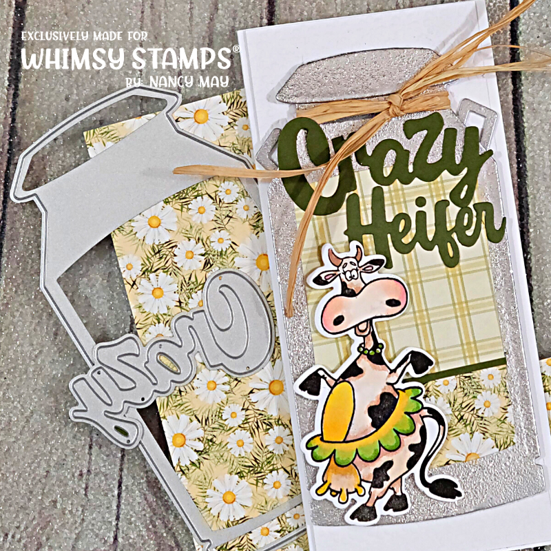 **NEW Milk Can Die Set - Whimsy Stamps