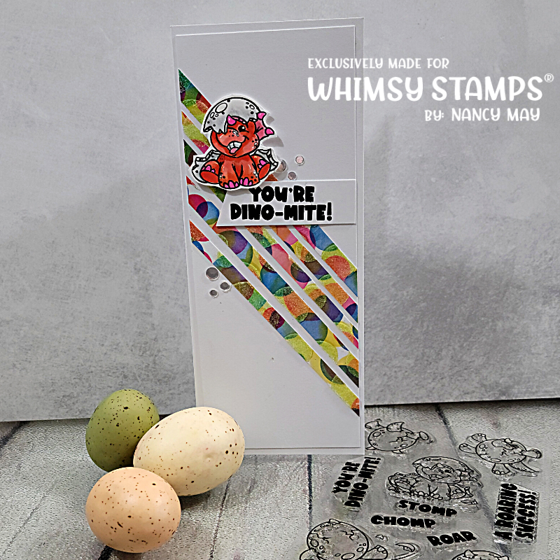 **NEW Roar, Stomp, and Chomp Clear Stamps - Whimsy Stamps