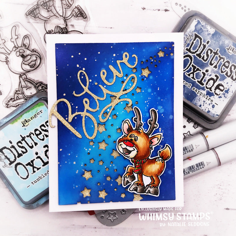 **NEW Reindeer Time Clear Stamps - Whimsy Stamps