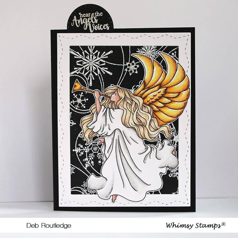 Peace Angel - Digital Stamp - Whimsy Stamps