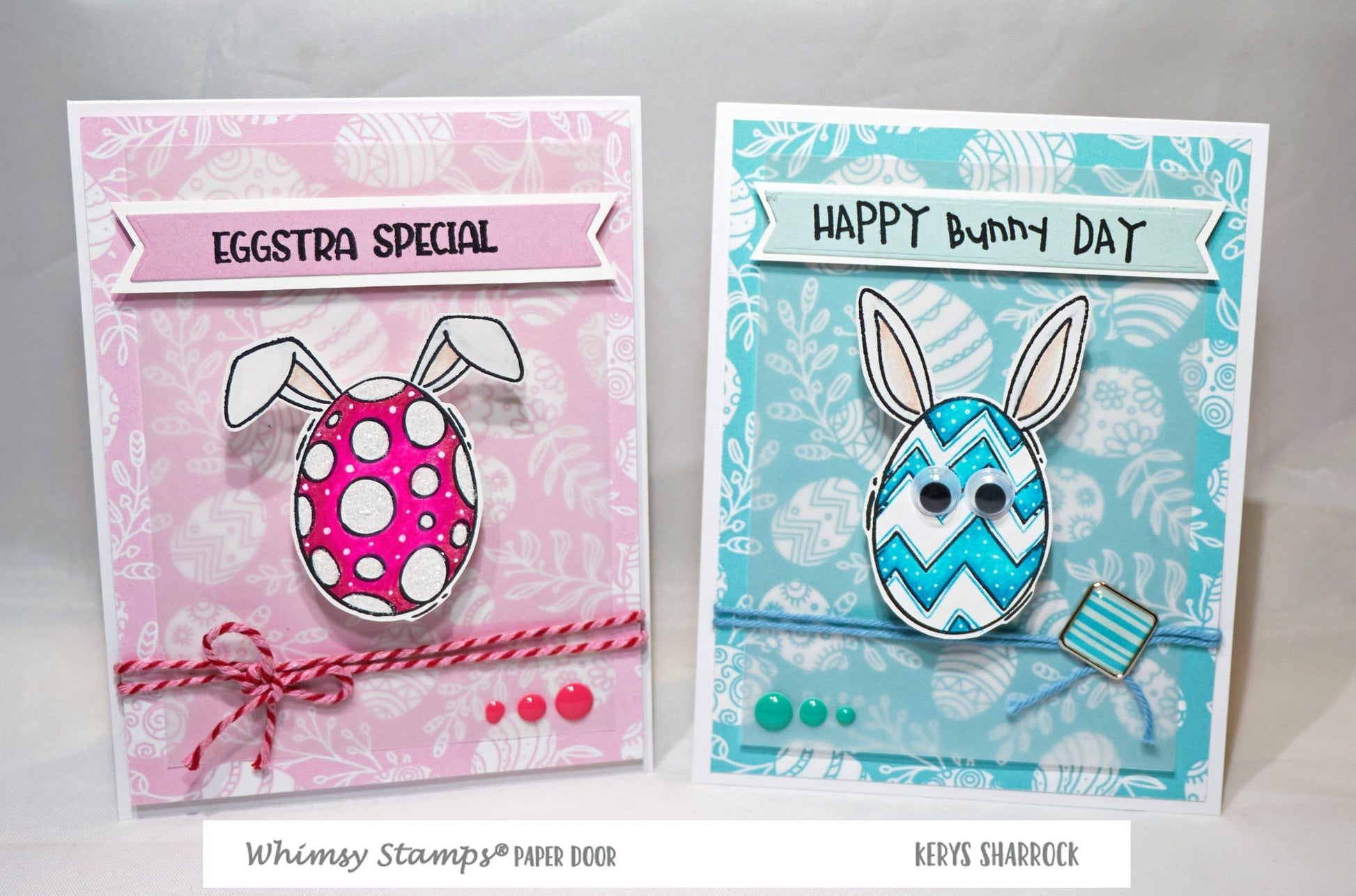 6x6 Paper Pack - Eggstra Bunnies - Whimsy Stamps