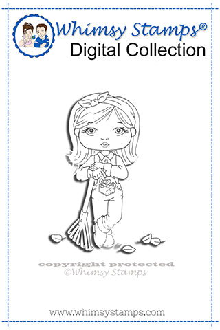 Itzel - Digital Stamp - Whimsy Stamps