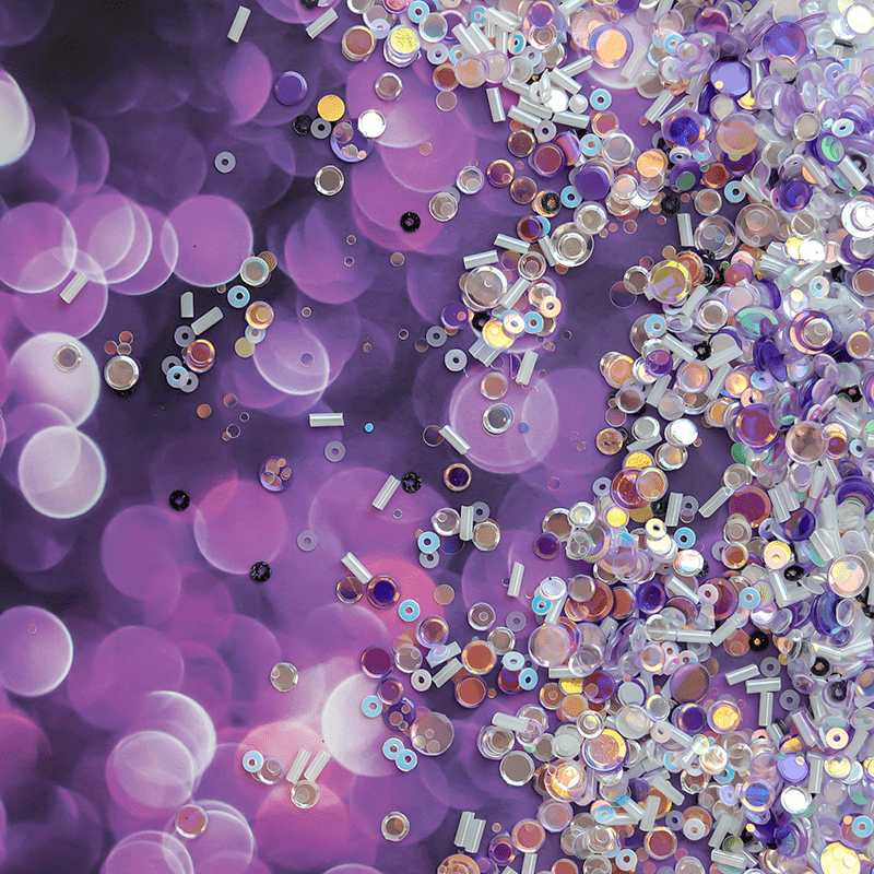 Confetti Mix - Bokeh Bliss Purple - Whimsy Stamps