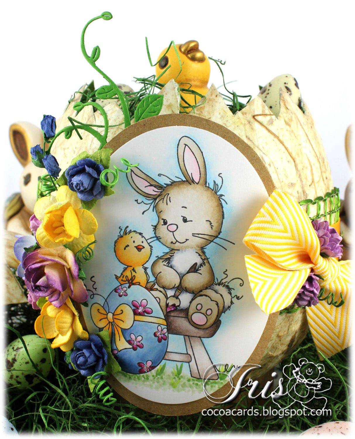 Easter Bunny - Digital Stamp - Whimsy Stamps