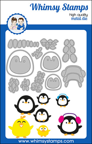 **NEW Penguin Pals Die Set - Whimsy Stamps