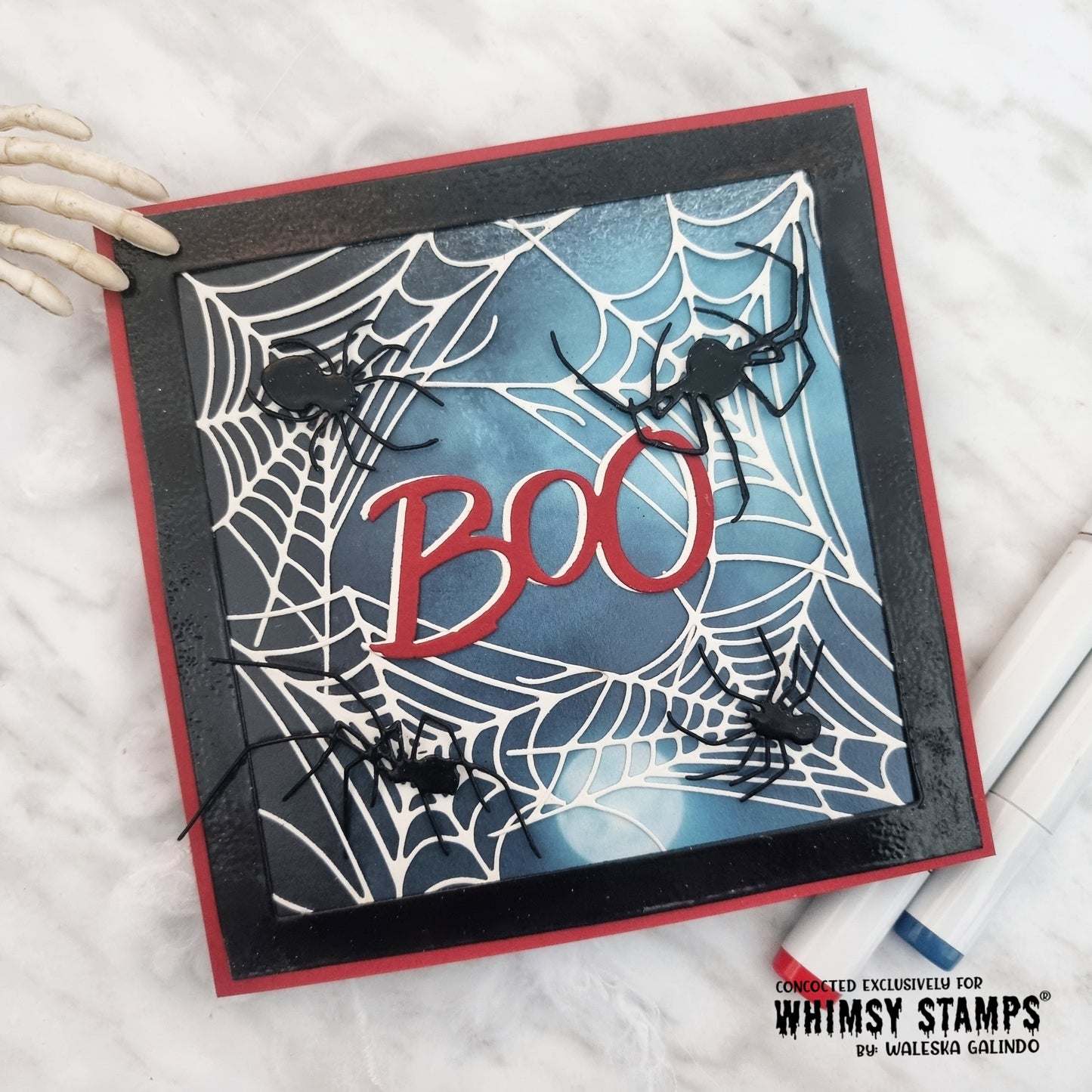 Spiders and Webs Die Set - Whimsy Stamps