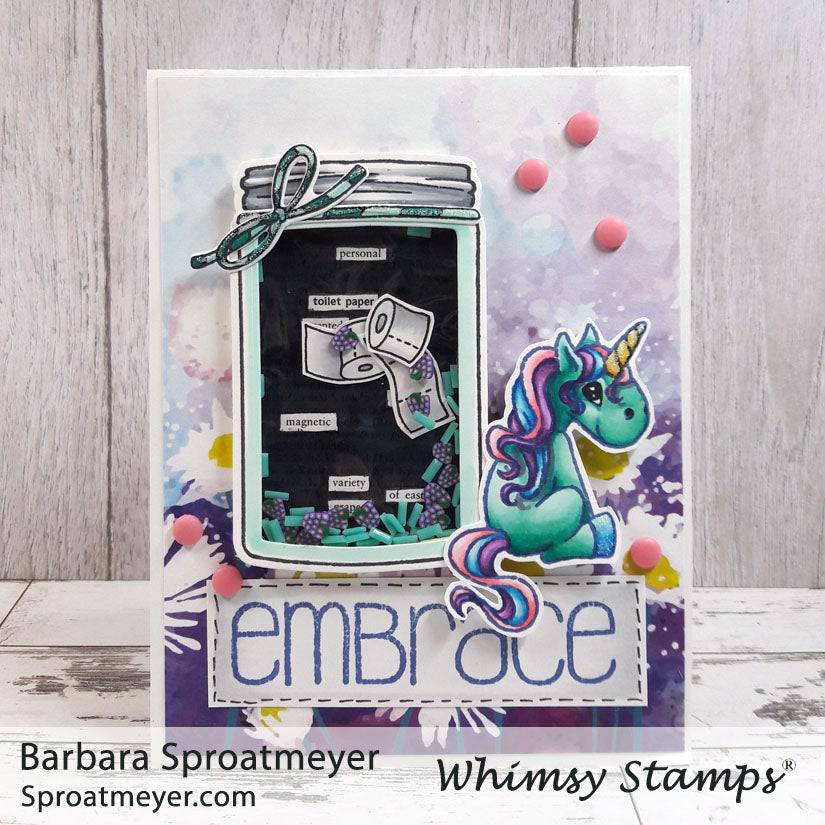 Atlas Jar Clear Stamps - Whimsy Stamps