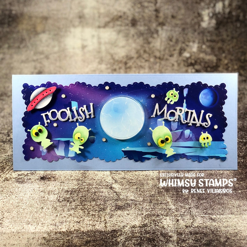 Foolish Mortals Word Die Set - Whimsy Stamps