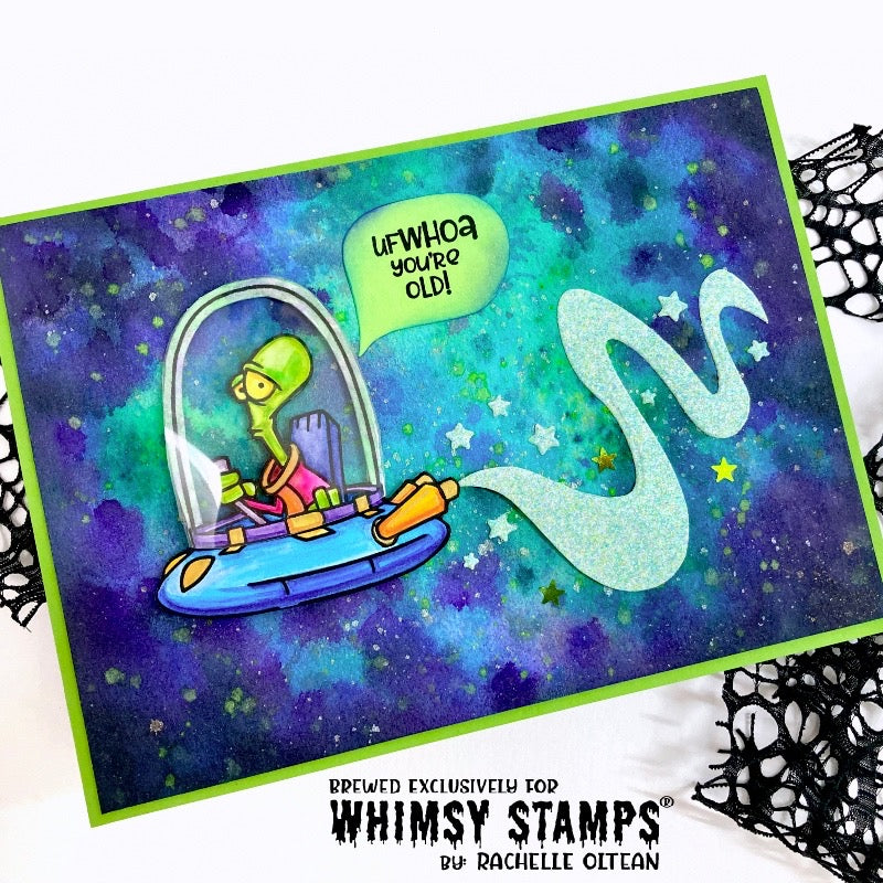 Slimline Hill House Die - Whimsy Stamps