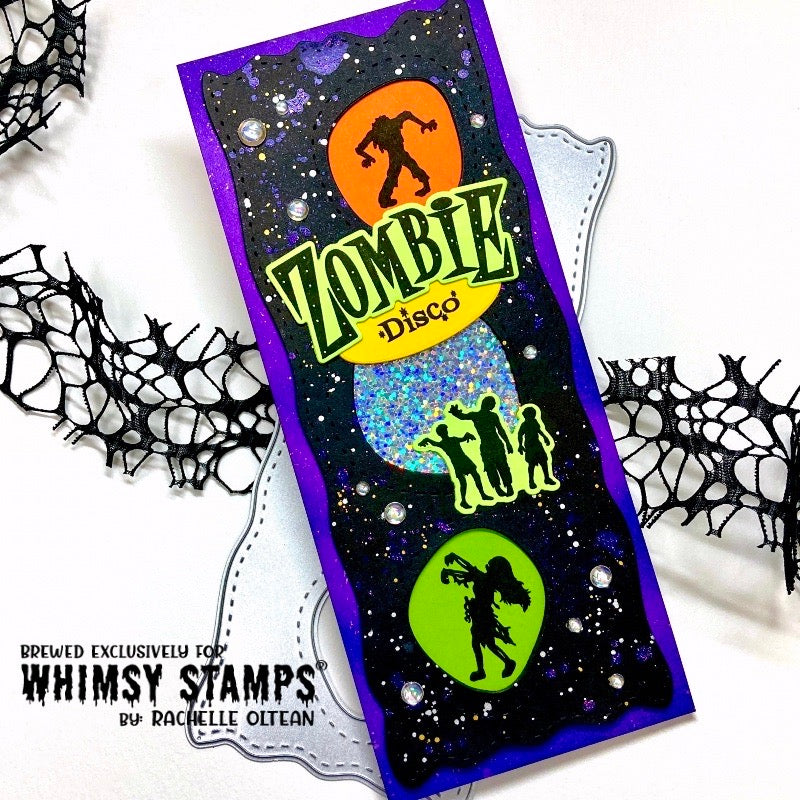 Zombie Party Clear Stamps - Whimsy Stamps