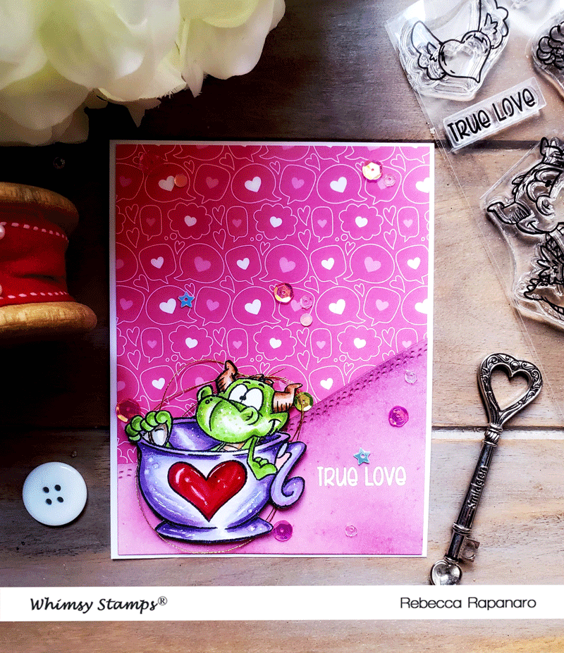 Dudley's Valentine Clear Stamps - Whimsy Stamps