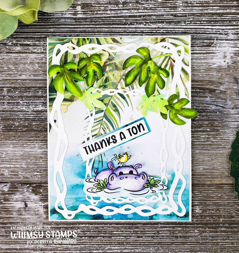 **NEW Jungle Frames Die Set - Whimsy Stamps