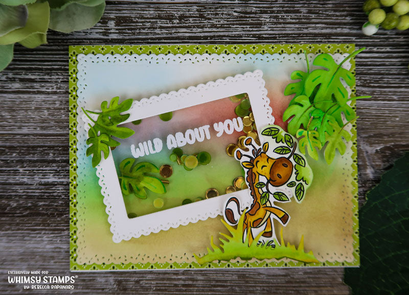 **NEW Jungle Frames Die Set - Whimsy Stamps