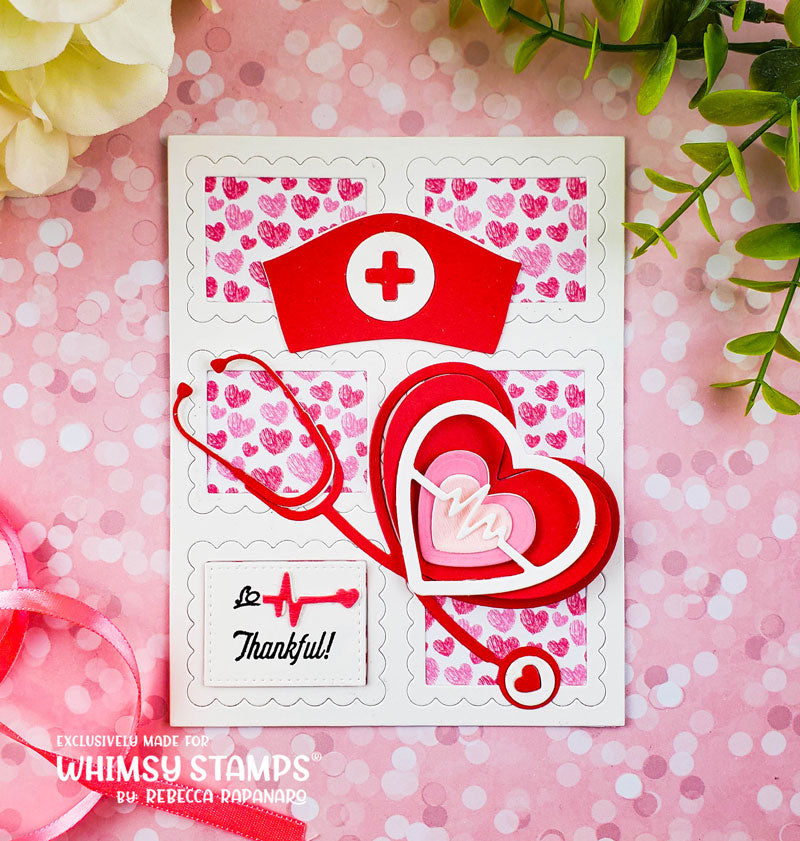 **NEW Stethoscope Die Set - Whimsy Stamps