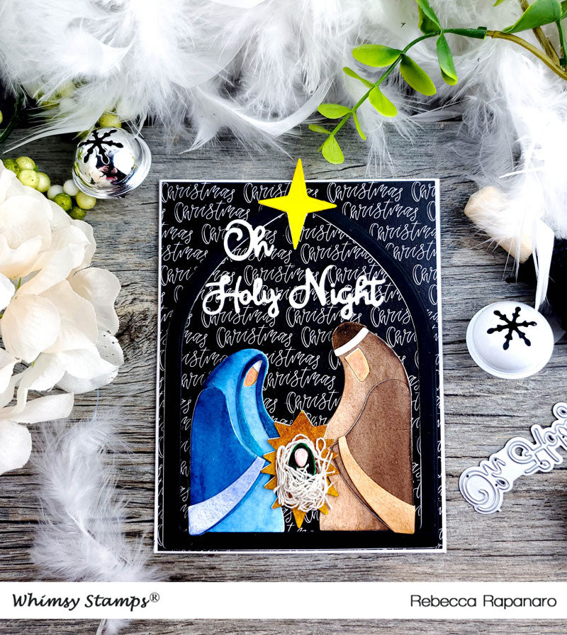 **NEW Oh Holy Night Die Set - Whimsy Stamps