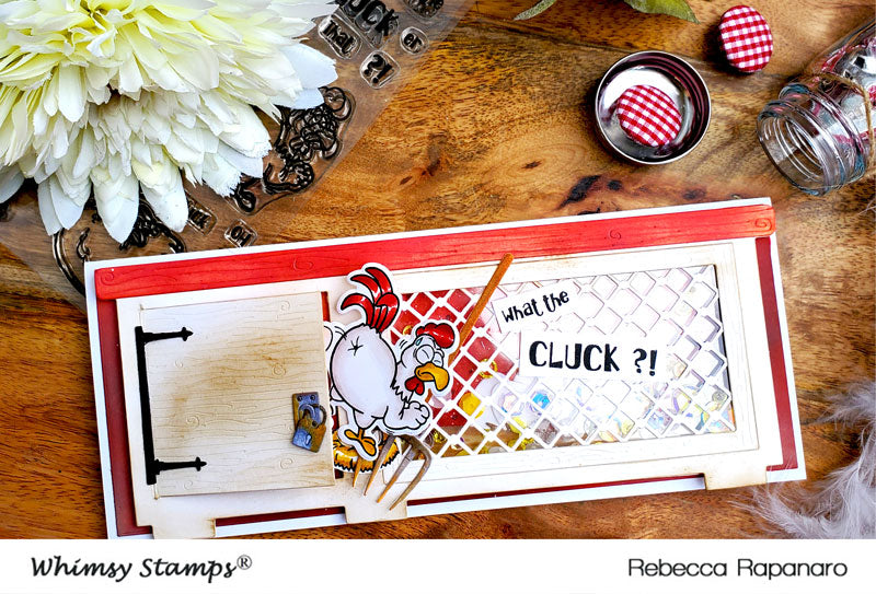 **NEW What the Cluck Outlines Die Set - Whimsy Stamps