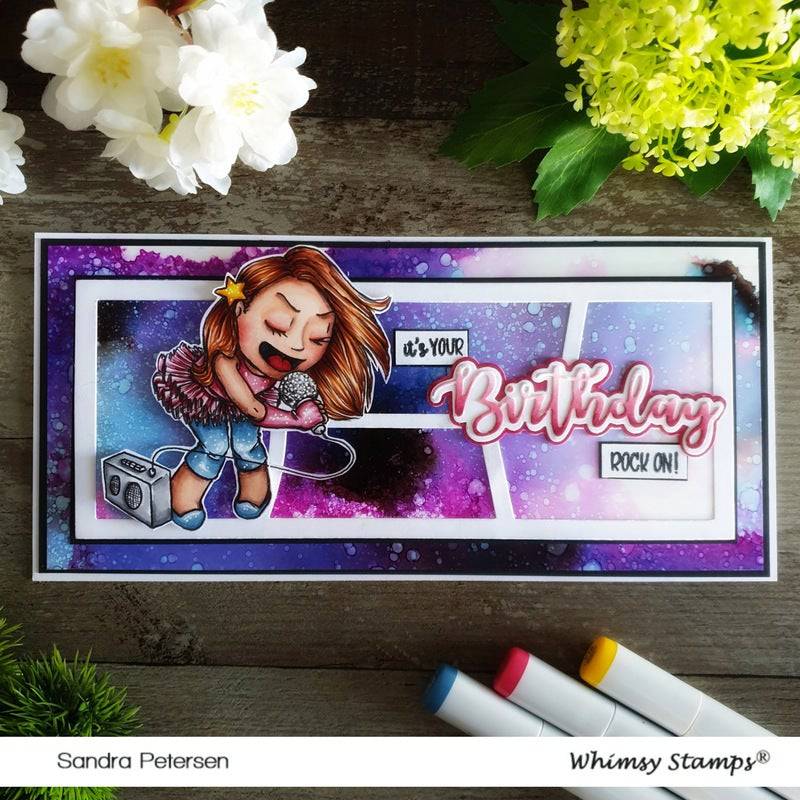 Star Singer Tia - Digital Stamp - Whimsy Stamps