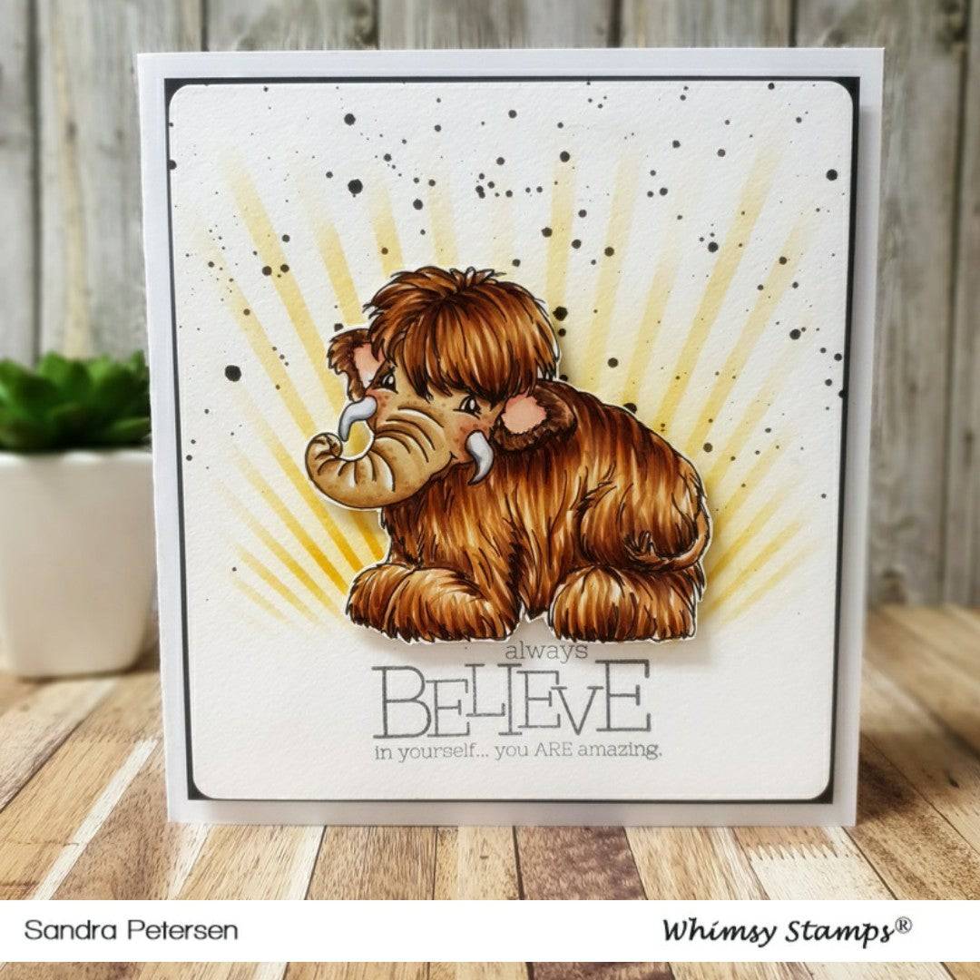 Woolly Mammoth - Digital Stamp - Whimsy Stamps