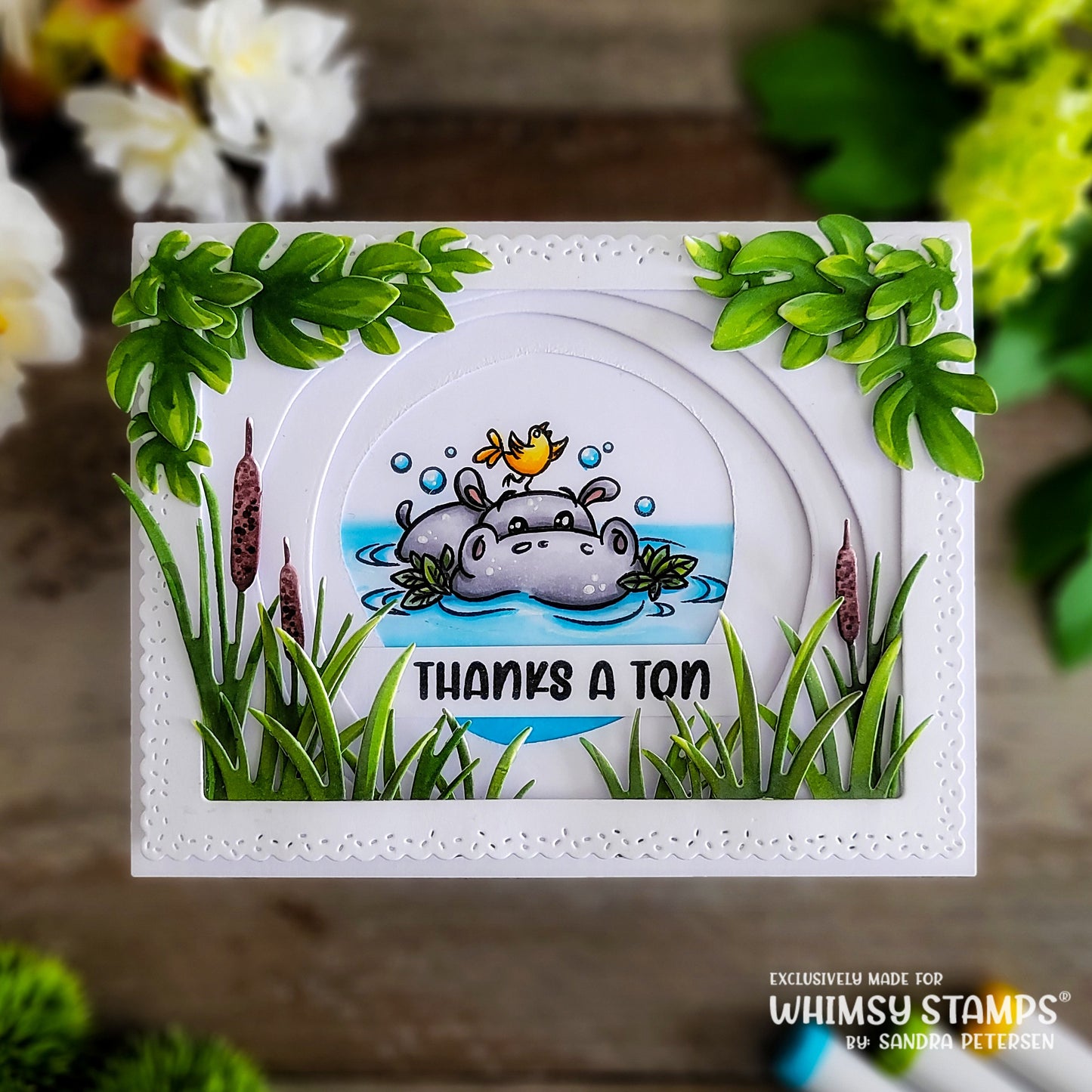 Safari Animals Clear Stamps - Whimsy Stamps