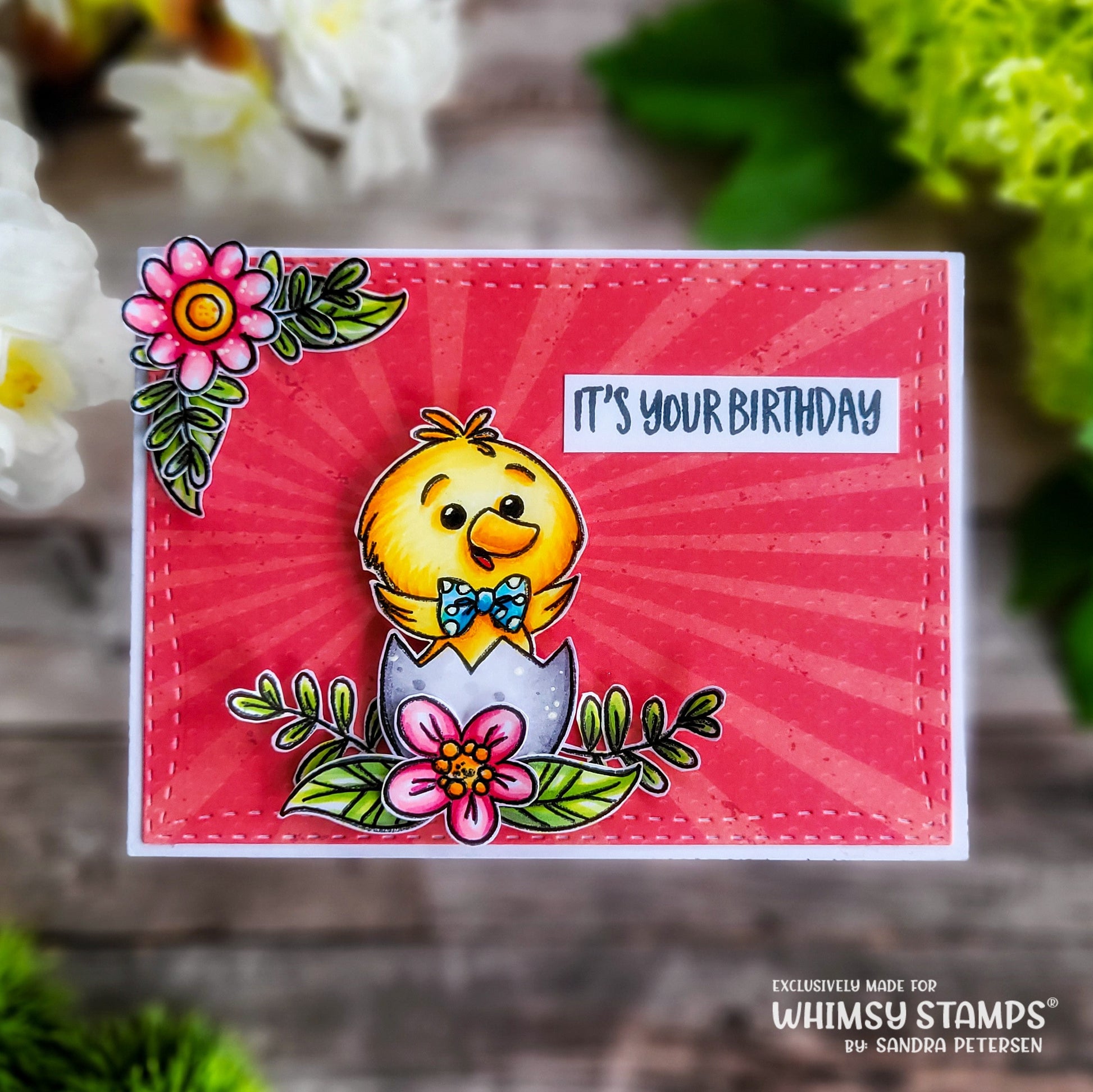 Spring Chicks Clear Stamps - Whimsy Stamps