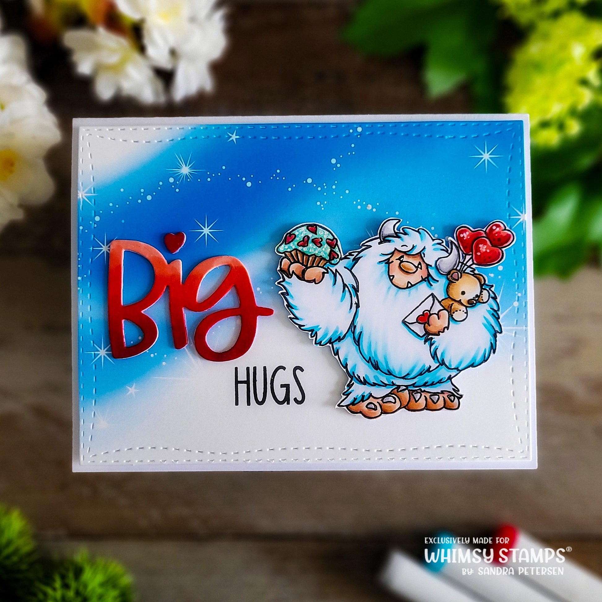 Yeti for Love Clear Stamps - Whimsy Stamps