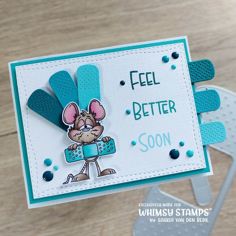 **NEW Rats You're Sick Clear Stamps - Whimsy Stamps