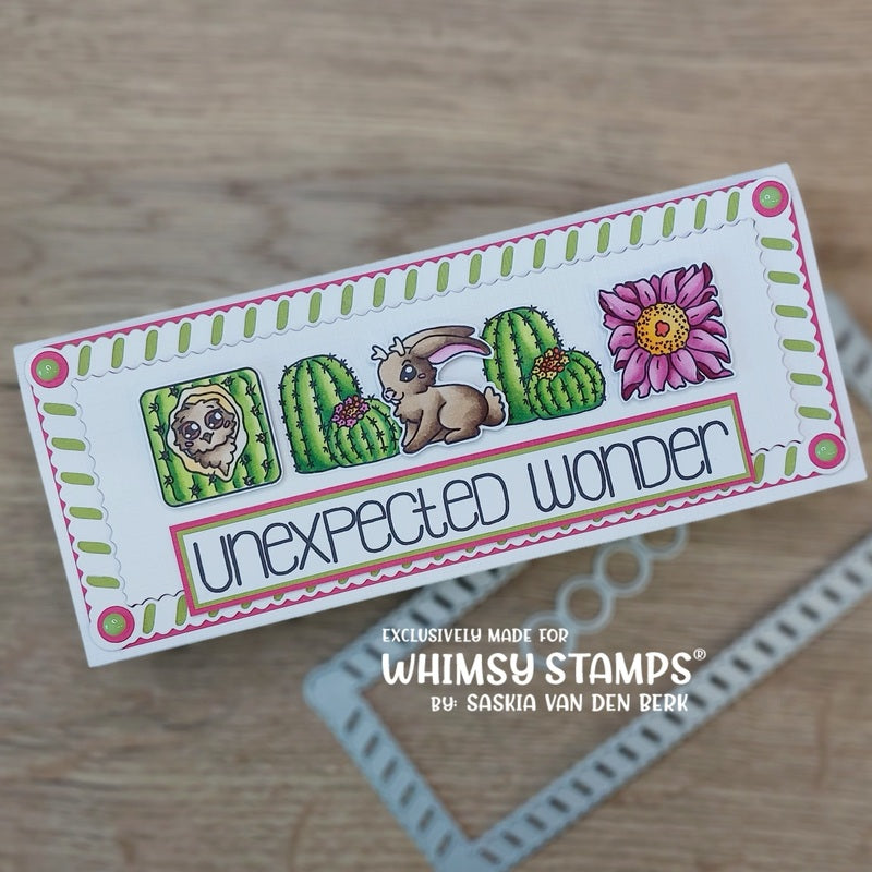 Slimline Twisty Frame Die Set - Whimsy Stamps