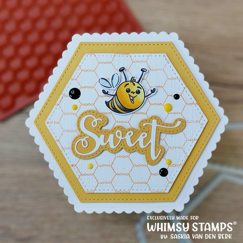 **NEW Bee Happy Clear Stamps - Whimsy Stamps