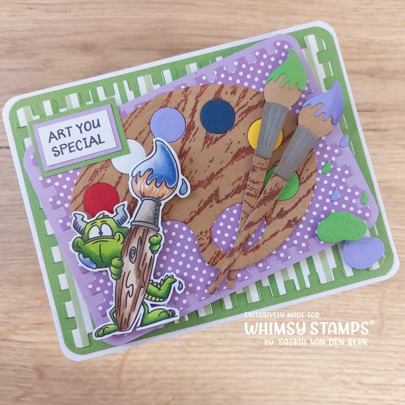 **NEW Paint and Palette Die Set - Whimsy Stamps