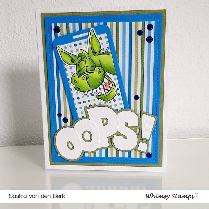 Wonky Donkey Clear Stamps - Whimsy Stamps