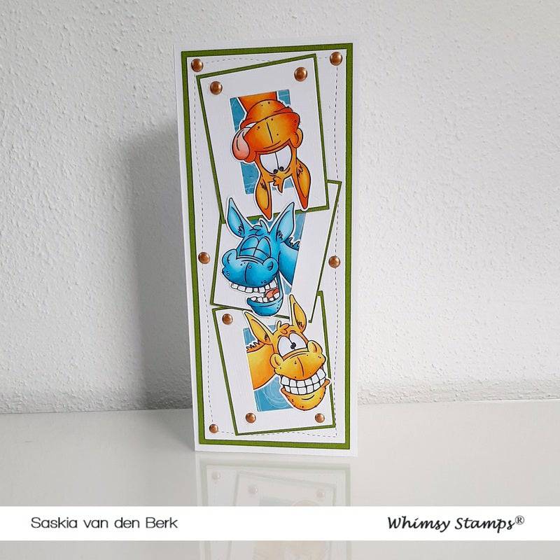 Wonky Donkey Clear Stamps - Whimsy Stamps