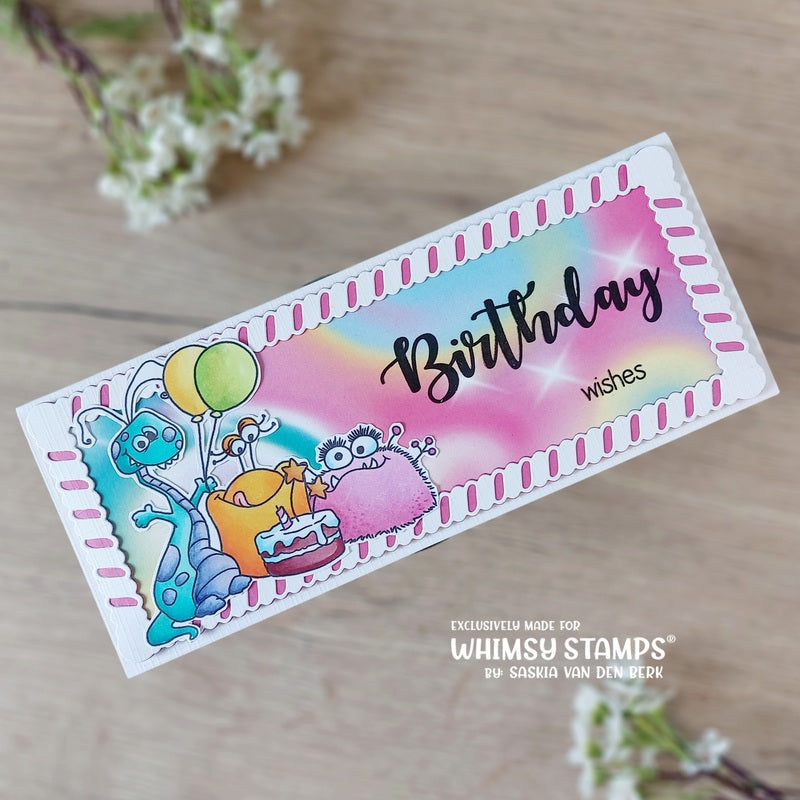 Slimline Twisty Frame Die Set - Whimsy Stamps