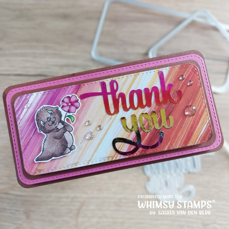 **NEW Otter Variety 2 Clear Stamps - Whimsy Stamps