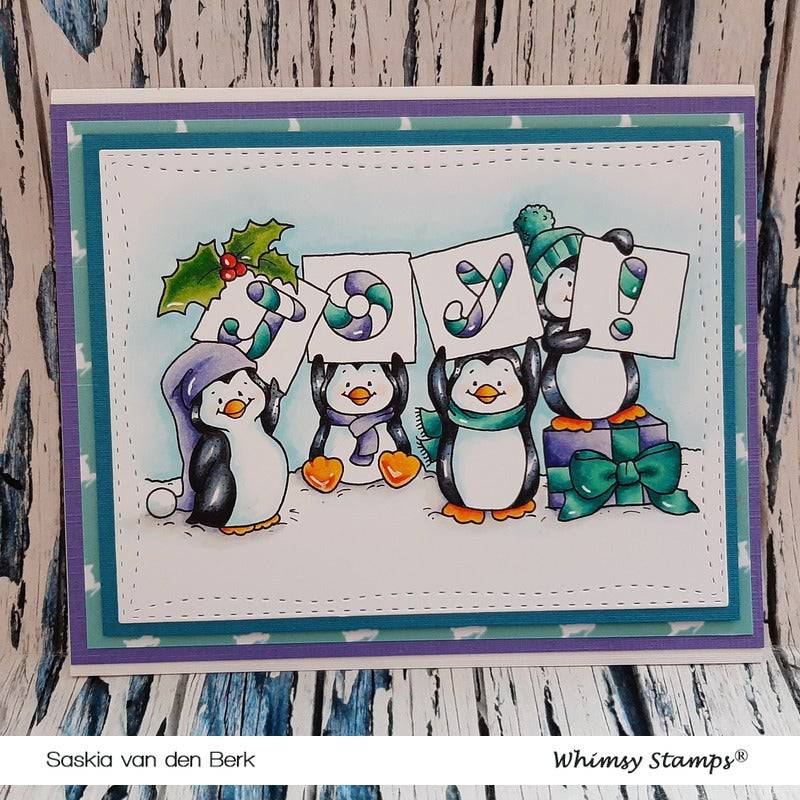 Penguin Joy - Digital Stamp - Whimsy Stamps