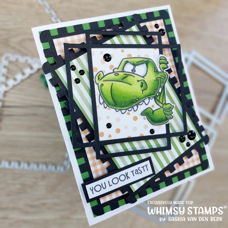 **NEW Roarsome Rex Clear Stamps - Whimsy Stamps