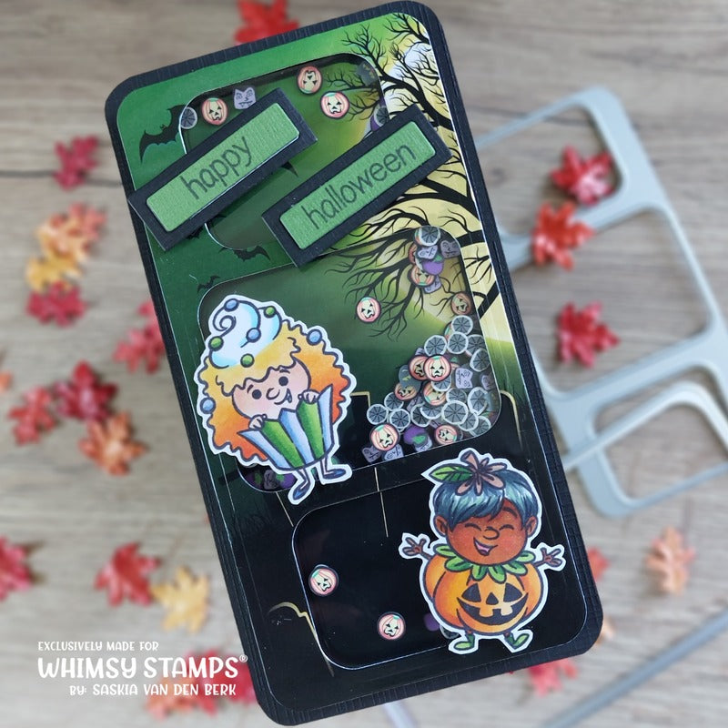 **NEW Trick or Treat Kids Clear Stamps - Whimsy Stamps