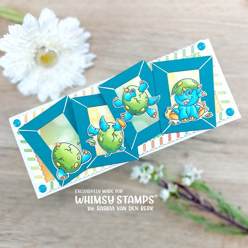 **NEW Roar, Stomp, and Chomp Clear Stamps - Whimsy Stamps