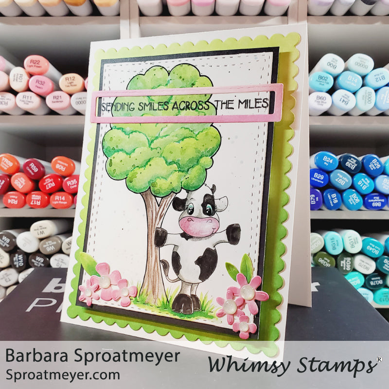 Cow Friends Clear Stamps - Whimsy Stamps