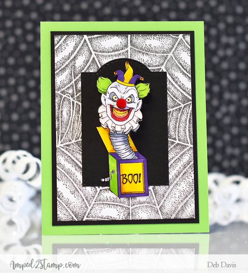 Creepy Clowns Clear Stamps - Whimsy Stamps