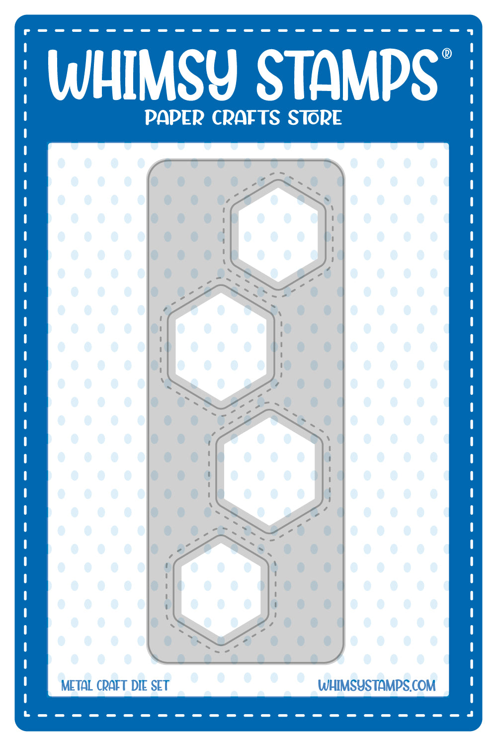 **NEW Slimline Honeycomb Die - Whimsy Stamps