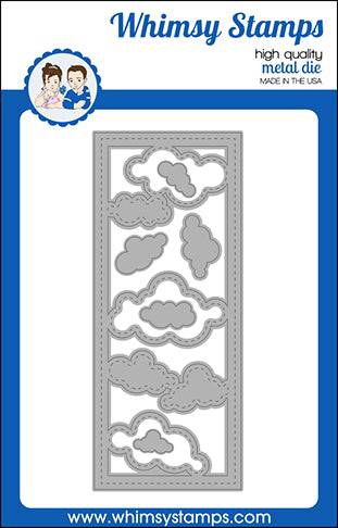 Slimline Clouds Die Set - Whimsy Stamps