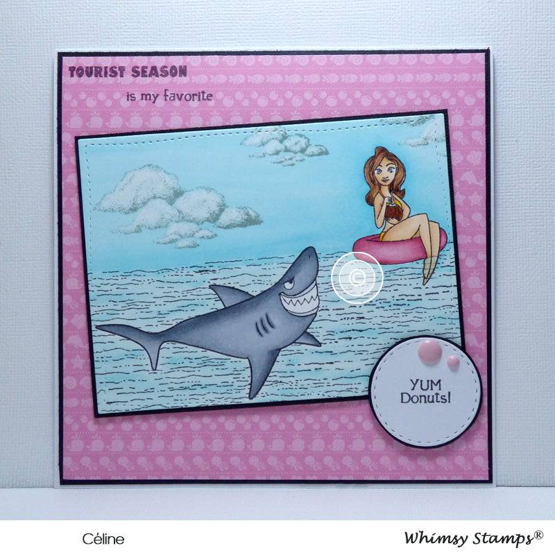 Snark Attack Clear Stamps - Whimsy Stamps